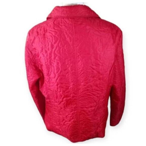 JG HOOK RED QUILTED PUFFER JACKET SZ.L EUC - Picture 4 of 6